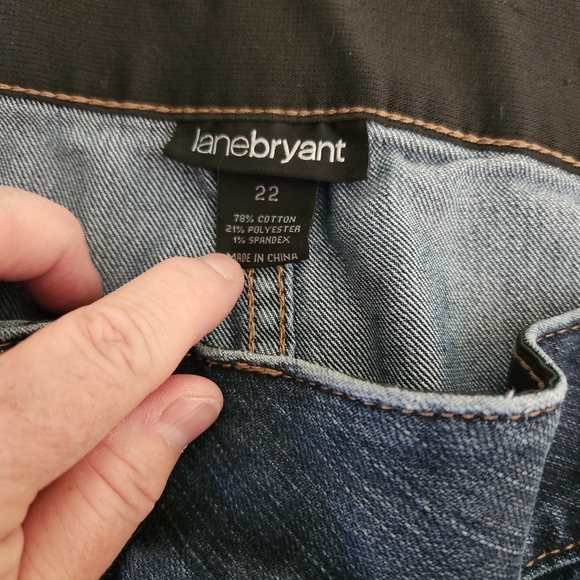Lane Bryant Jean Capris Cropped, Sz 22 - Picture 4 of 7